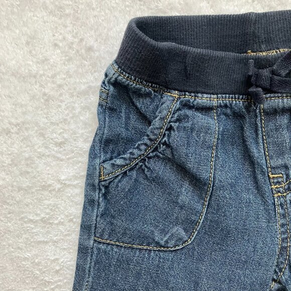 Est. 1989 12-18M Blue Denim Jeans 100% Cotton EUC Baby Neutral - Picture 3 of 12